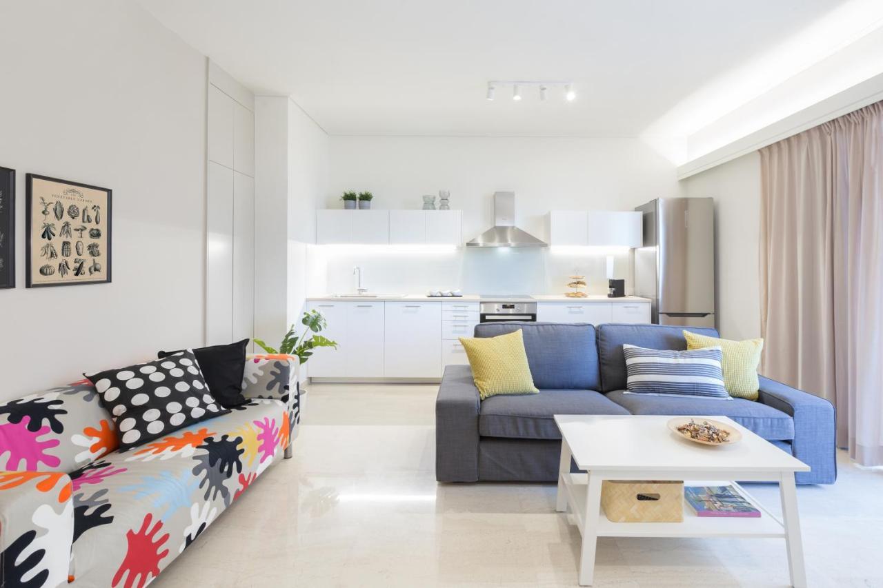 Effie'S Cozy Beach Front Apartment Rethymno Exterior foto